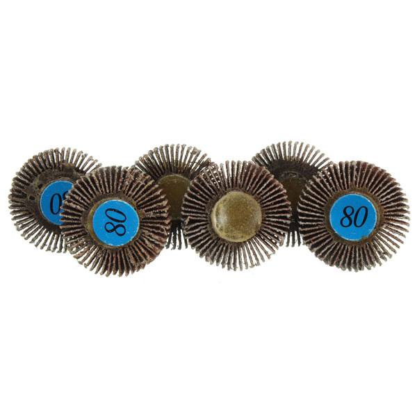 30mm Sanding Sandpaper Flap Wheel Disc 80 Grit For Dremel Rotary Tools - photo 5