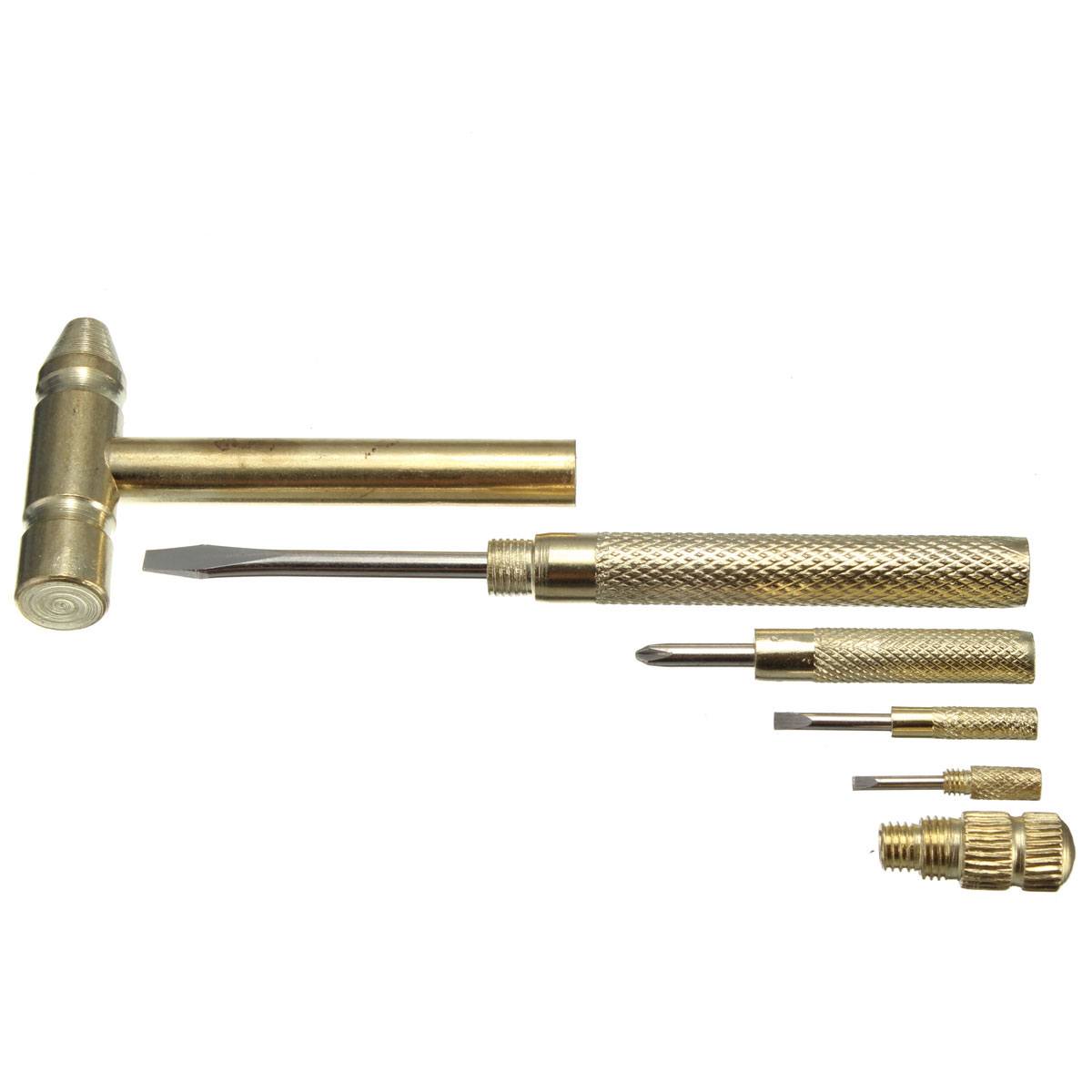 Micro Mini Copper Hammer Portable 4 Kinds Models Screwdrivers DIY Tools - photo 1
