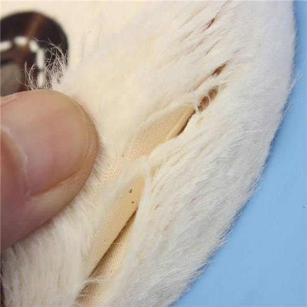 4 Inch Round Felt Wool 1/2 inch Arbor Buffer Polisher Buffing Polishing Wheel - photo 5