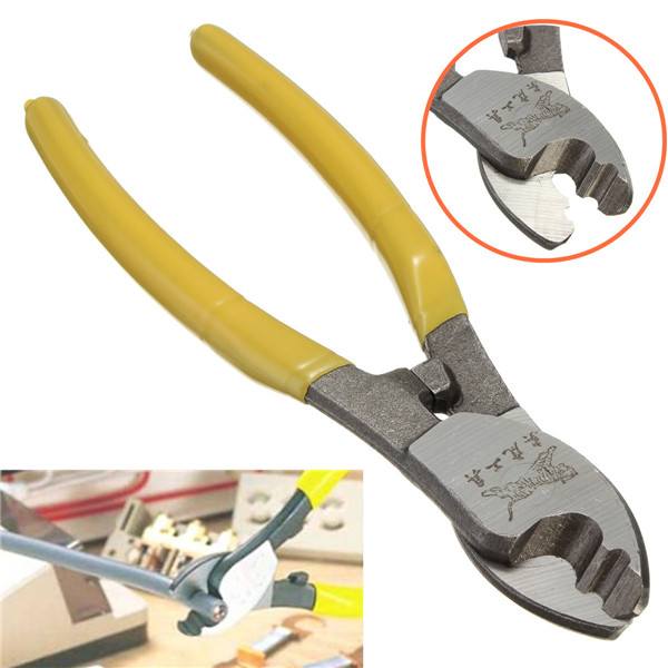 6Inch Cable Cutter Plastic Handle Electric Wire Stripper Cutting Plier Tool Kit - photo 7