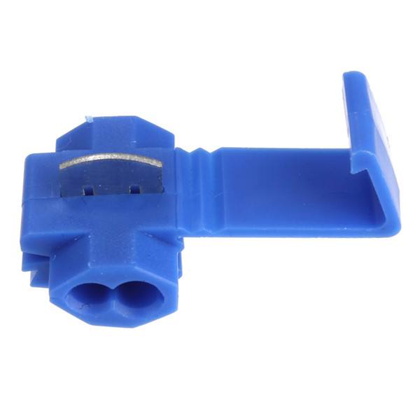 50pcs Scotch Lock Quick Splice 18-14 AWG Wire Connector Blue - photo 4
