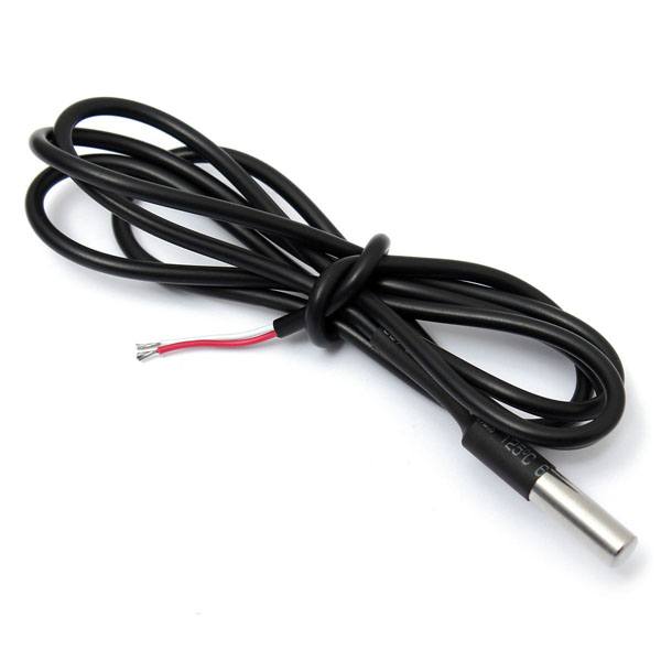 2 Wires Cables Digital Temperature Sensor Probe DS18B20 Thermometer Thermal - photo 7