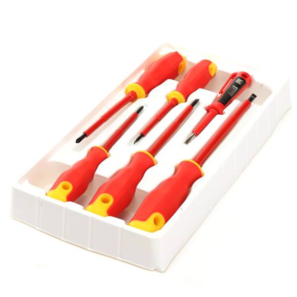 Practical 6 Pcs VDA Electricians Screwdriver Set Electrical Insulated Kit Tools - photo 3