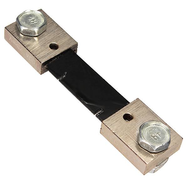 100A 75mV FL-2 DC Current Shunt Resistor For Amp Ampere Panel Meter - photo 2