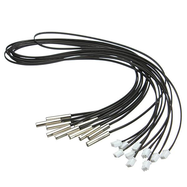 60cm 10pcs NTC-3470 Waterproof Professional Temperature Sensor Probe - photo 7