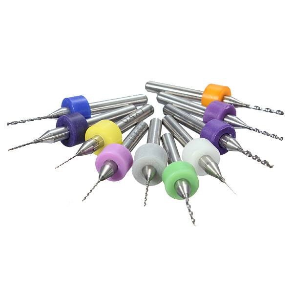 10Pcs PCB Print Circuit Board Micro Drill Bits Tool 0.3mm to 1.2 mm - photo 2
