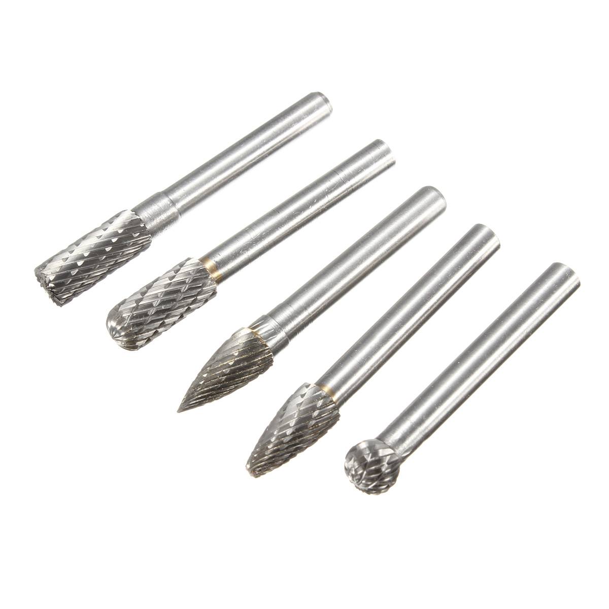 8MM head THK Tungsten Carbide Rotary Point Burr Die Grinder 6mm Shank - photo 1