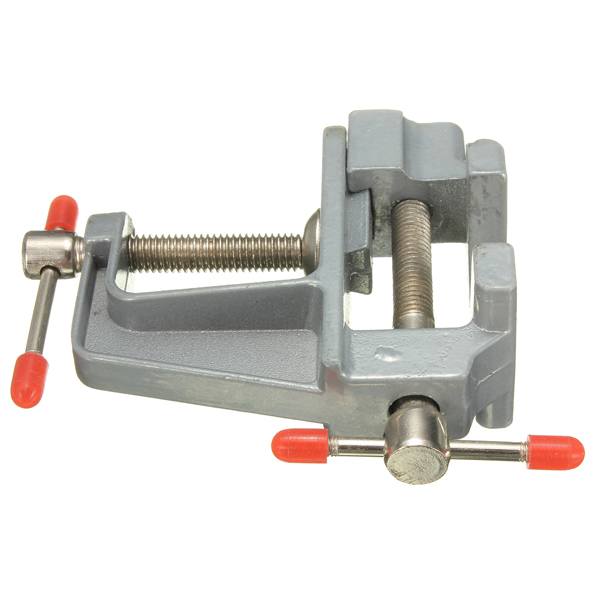 Aluminum Miniature Small Clamp On Table Bench Vise Tool - photo 2