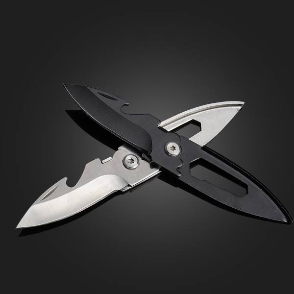 12cm Multifunction Mini Folding Knives Charms Keychain Gift Tool - photo 1