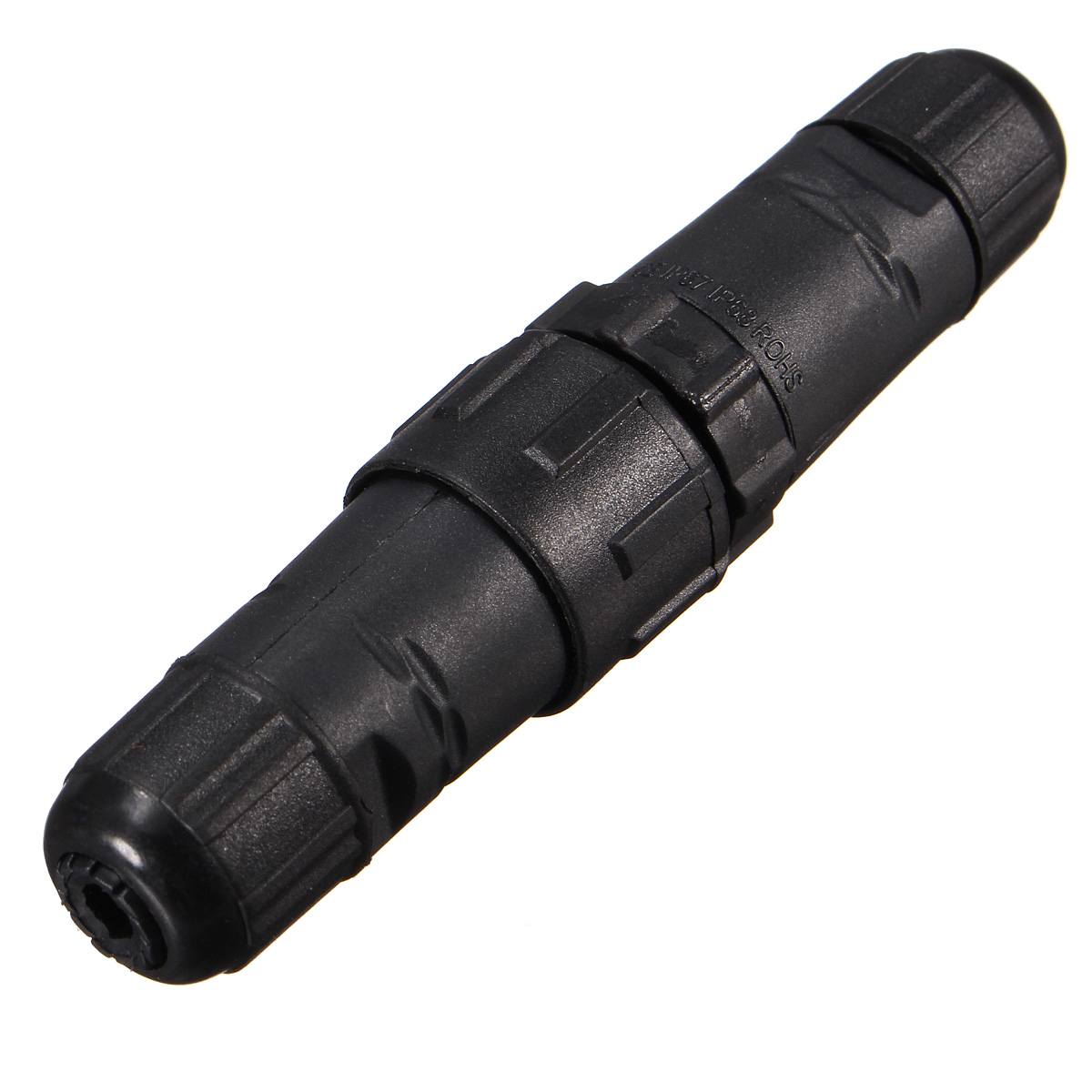 3 Pins 3P Waterproof Electric Plug Cable Wire Connector Socket - photo 2