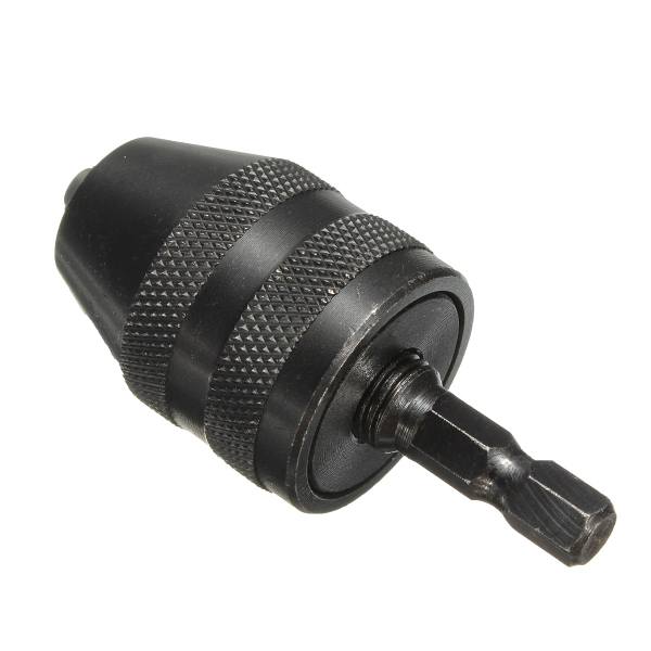 1/4 Keyless Drill Bit Chuck Adapter Converter Hex Shank Power Tool - photo 6