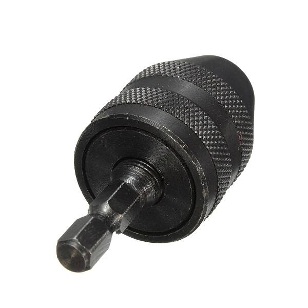1/4 Keyless Drill Bit Chuck Adapter Converter Hex Shank Power Tool - photo 5