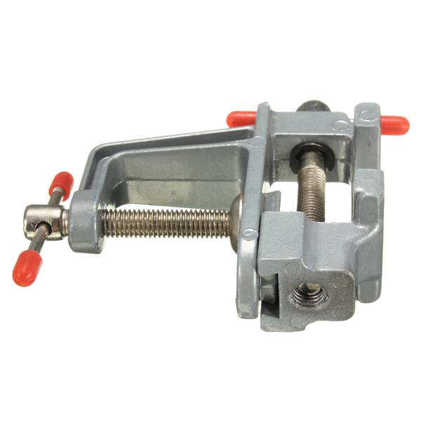 Aluminum Miniature Small Clamp On Table Bench Vise Tool - photo 3