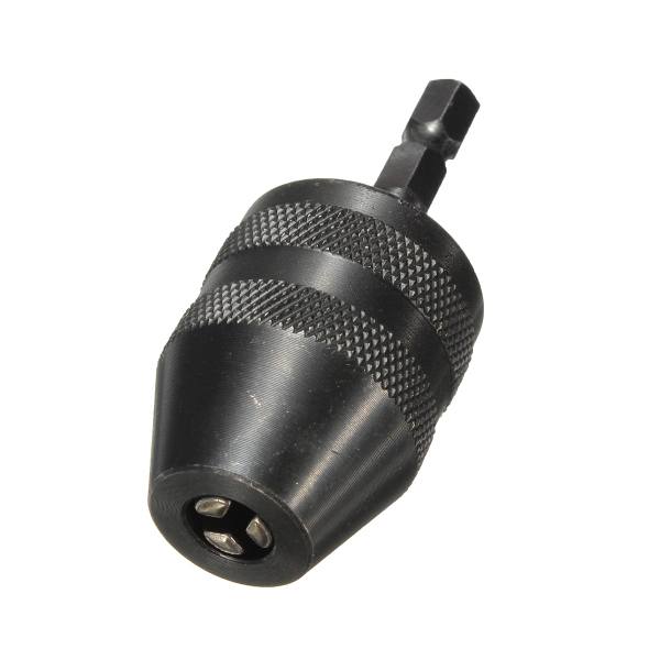 1/4 Keyless Drill Bit Chuck Adapter Converter Hex Shank Power Tool - photo 3