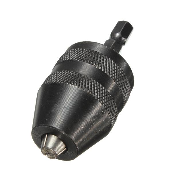 1/4 Keyless Drill Bit Chuck Adapter Converter Hex Shank Power Tool - photo 1