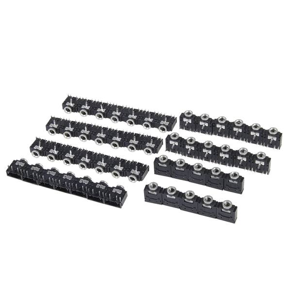 50pcs 3.5mm 5Pin Female Stereo Audio Jack Panel Mount - photo 6