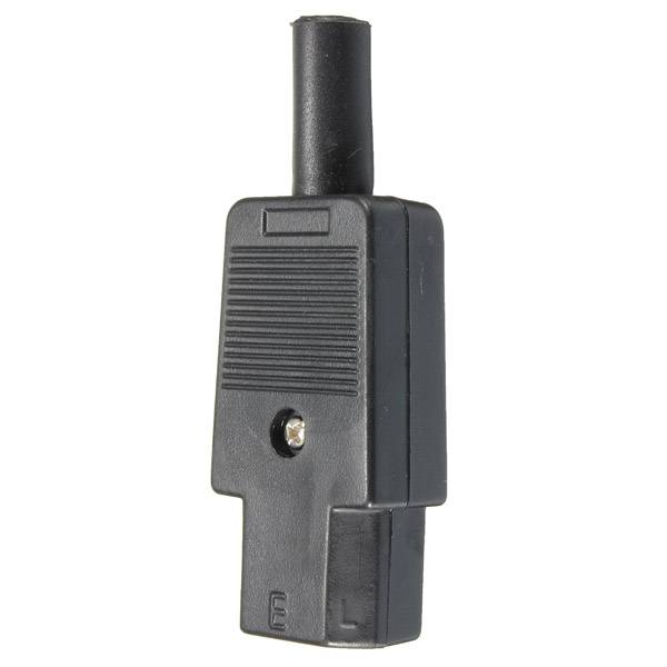 10A 250V IEC 320 C13 3pin Linker Female Mains Connector Black - photo 4