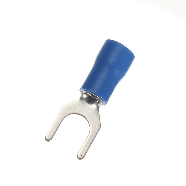 20pcs Heat Shrink Blue Wiring Crimp Butt Fork Terminals Connectors - photo 6
