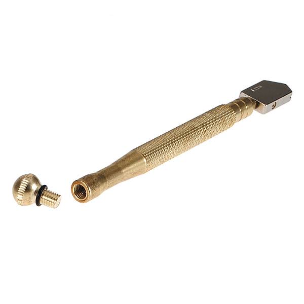 Oil Feed Anti Slip Handle Steel Blade Glass Cutter Tool - photo 4