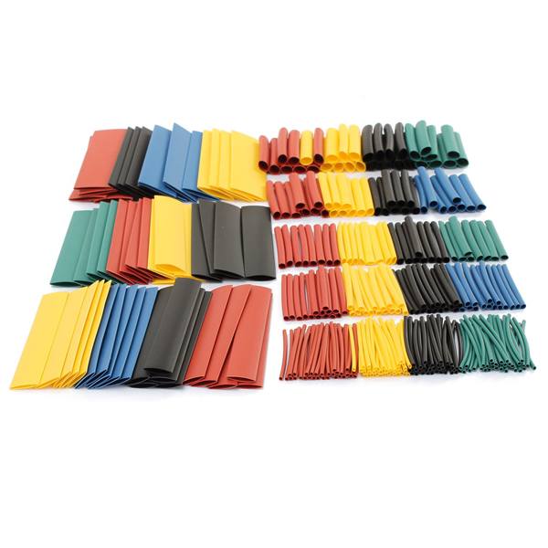 Soloop 328pcs 2:1 Polyolefin Halogen-Free Heat Shrink Tube Sleeving 5 Color 8 Size - photo 4