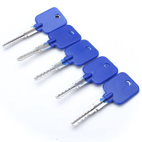 DANIU 5pcs Lock Repairing Tools Locksmith Try-Out Keys Set for Cross Lock - photo 3