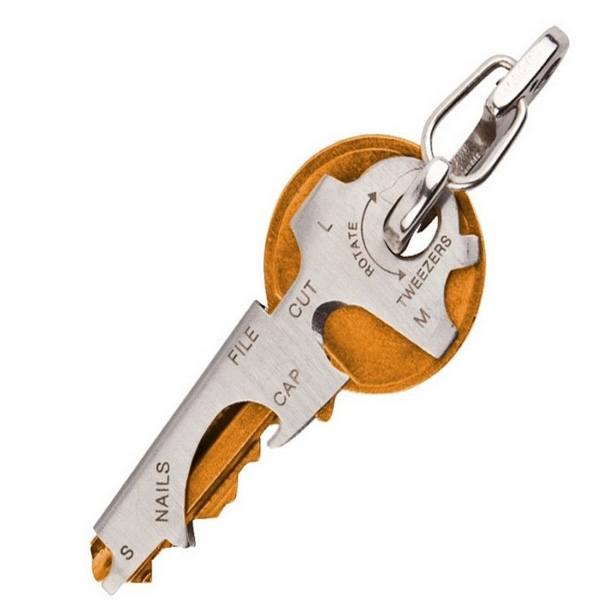 AOTDDOR EDC 8 in 1 Bottle Opener Keychain Gadget Multi-function Key Clip - photo 1
