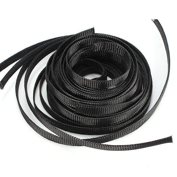 12mm Braided Expandable Sheathing Auto Wire Cable Gland Sleeving - photo 1
