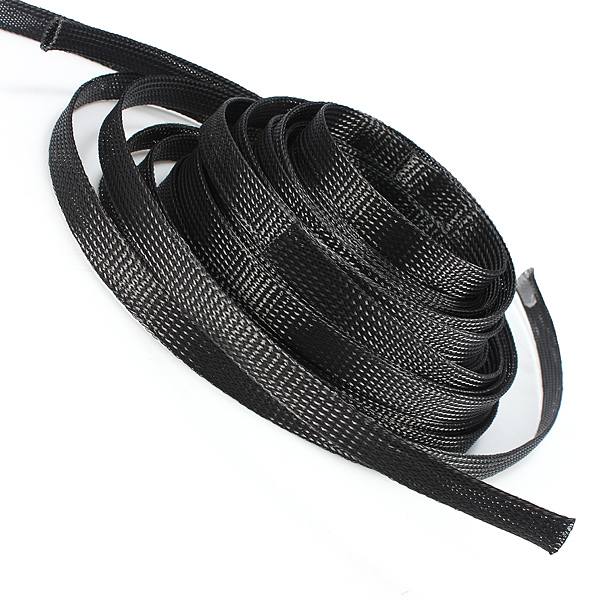 12mm Braided Expandable Sheathing Auto Wire Cable Gland Sleeving - photo 2