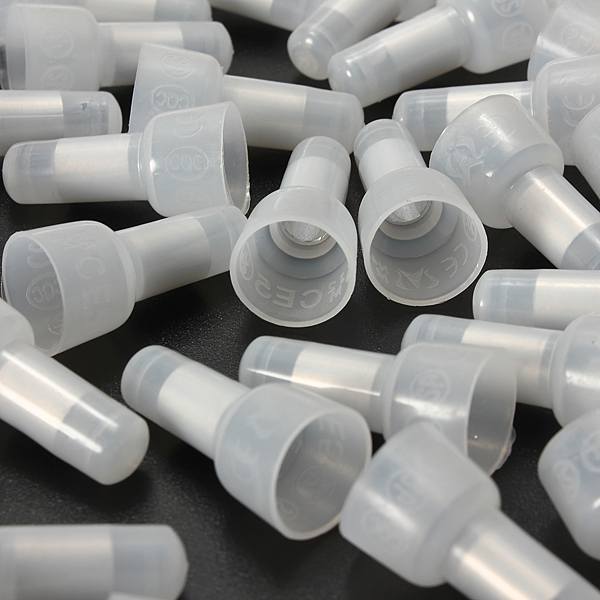 100pcs AWG22-10 Closed End Crimp Caps Splice Wire Terminals Connectors - photo 4