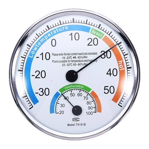 Thermometer Hygrometer Weather Meter for Indoor Outdoor Offices Laboratory - photo 1