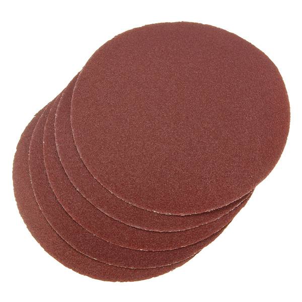 5pcs 80 Grit Sandpaper Sanding Disc Sand Sheet 150mm - photo 2