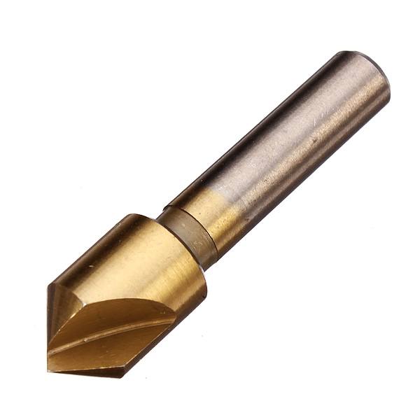 3pcs Single Flute 90 Degree Edge Chamfer Set Countersink Drill Bit - photo 10