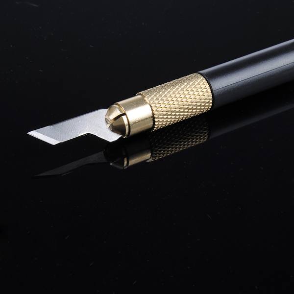 Metal Handle Hobby Cutter Craft with 10pcs Blade Cutting Tool - photo 3