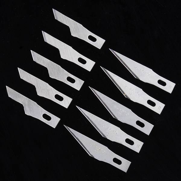 Metal Handle Hobby Cutter Craft with 10pcs Blade Cutting Tool - photo 5