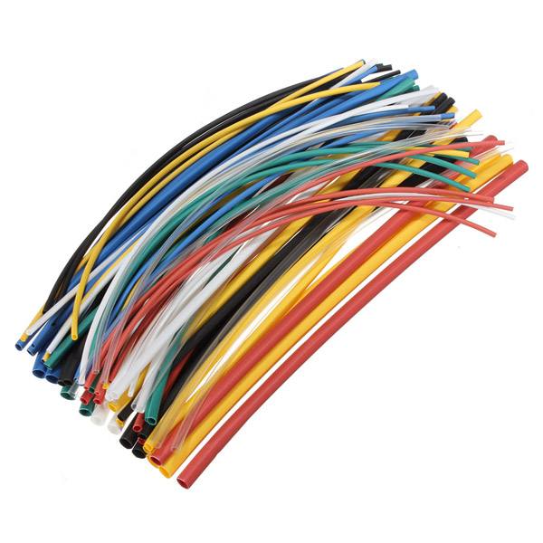 DANIU 70pcs 20cm 5size 7color Polyolefin Heat Shrink Tube Sleeve Wrap Wire - photo 9