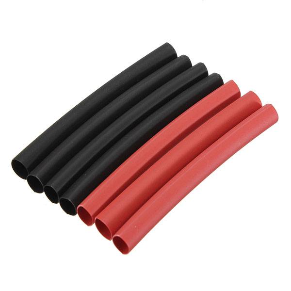 42pcs 2:1 Polyolefin H-type Heat Shrink Tube Sleeving Black Red - photo 4