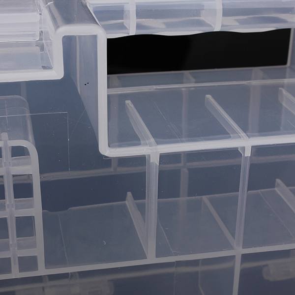 Translucent Hard Plastic Case Holder Storage Box for AA AAA C battery - photo 8