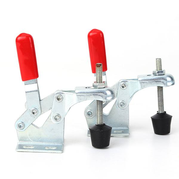 Raitool QR01 30Kg 66.1Lbs Toggle Clamp Metal U Bar Vertical Type Hand Clamp - photo 6