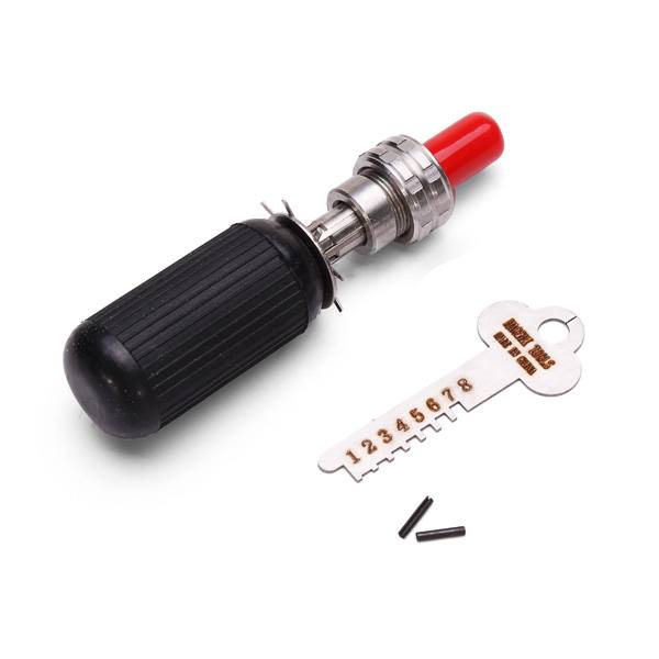 DANIU 7 Pins Stainless Steel Tubular Civil Lock Pick Open Tools Set - photo 5