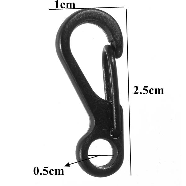 EDC Tool Alloy Carabiner Camp Snap Clip Hook Keychain Keyring Hiking Climbing Tool - photo 6