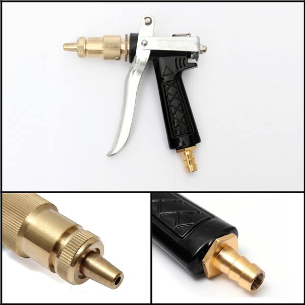 Brass Hose High Pressure Water Gun Sprayer Adapter For Garden Auto Car Washing - photo 1