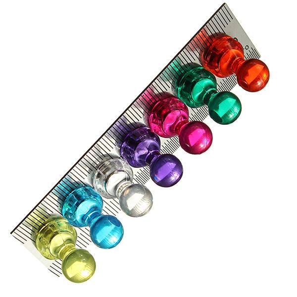 14pcs Strong Magnetic Thumbtacks Neodymium Pins Fridge Magnet Teaching Painting Thumbtack - photo 3