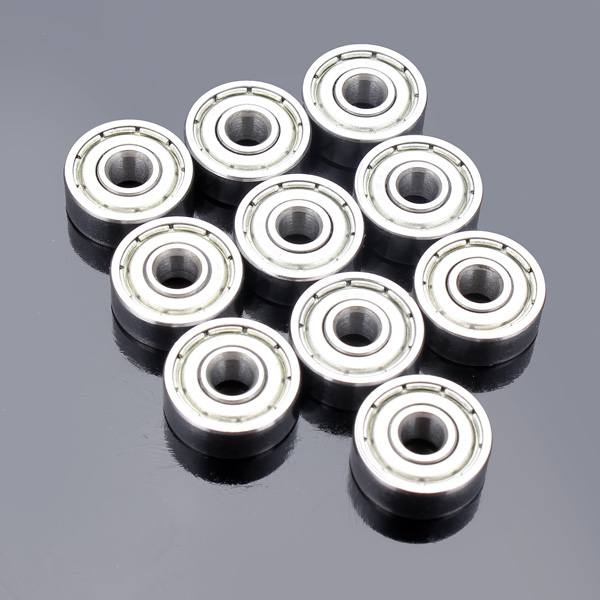 10pcs 4x13x5mm Steel Sealed Shielded Deep Groove Ball Bearing 624zz - photo 3