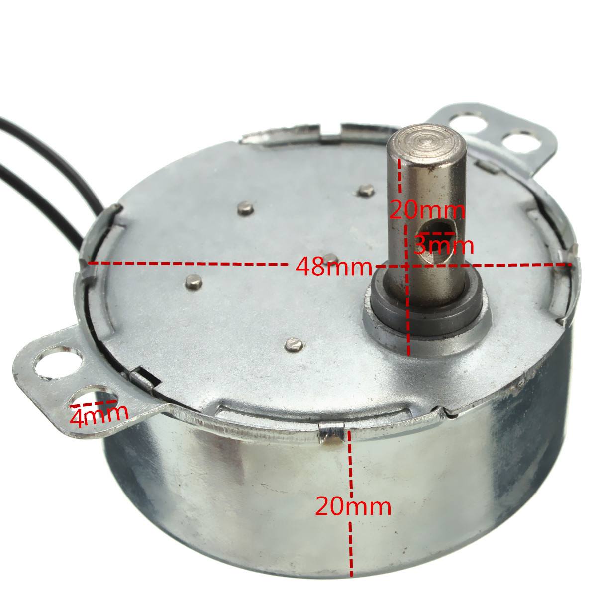 8-10 RPM Turntable Synchronous Motor For Microwave Oven AC 220-240V 4W CCW/CW - photo 5