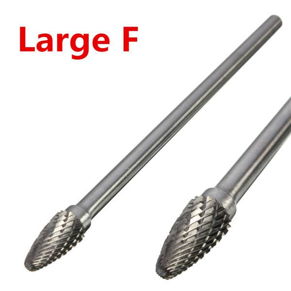 Rotary Burr 1/4 Inch Shank 6 Inch Long Carbide Cutter CNC Engraving Bit For Dremel - photo 7