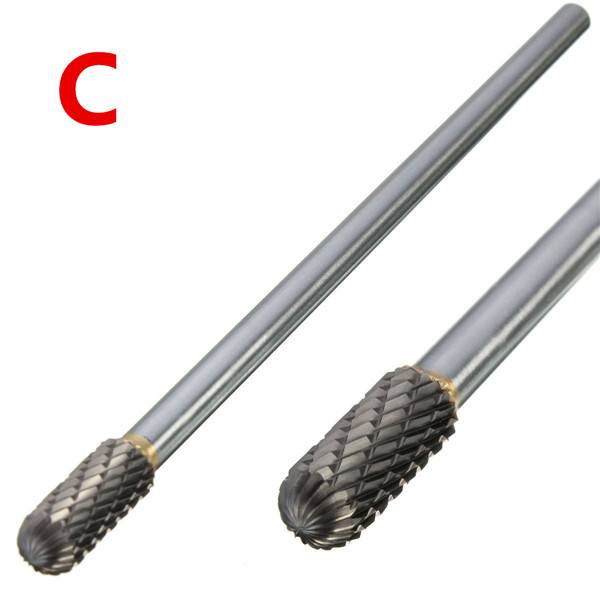 Rotary Burr 1/4 Inch Shank 6 Inch Long Carbide Cutter CNC Engraving Bit For Dremel - photo 9