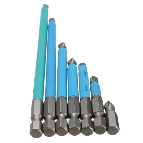 25-150mm Magnetic Hex Anti Slip Screwdriver Bit Long Screw Nut Torx PH2 - photo 3
