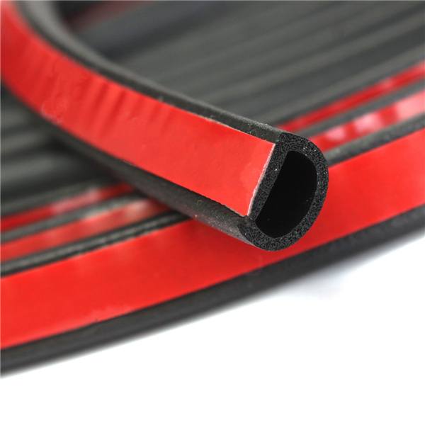 4M Small D Shape Car Truck Motor Door Hollow Rubber Seal Weather Strip 10x8mm - photo 4