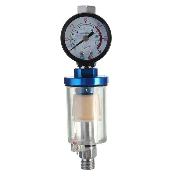 British Standard Pneumatic Gun Regulator And Mini air Filter oil water separator - photo 2