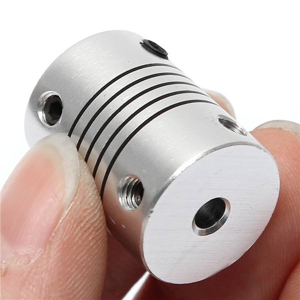 4mm x 5mm Aluminum Flexible Shaft Coupling OD19mm x L25mm CNC Stepper Motor Coupler Connector - photo 6